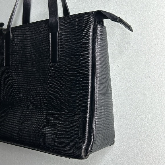 Francesco Biasia Black Leather Handbag - Picture 5 of 14